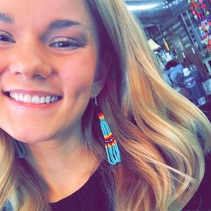 Beautiful handmade Native American earrings